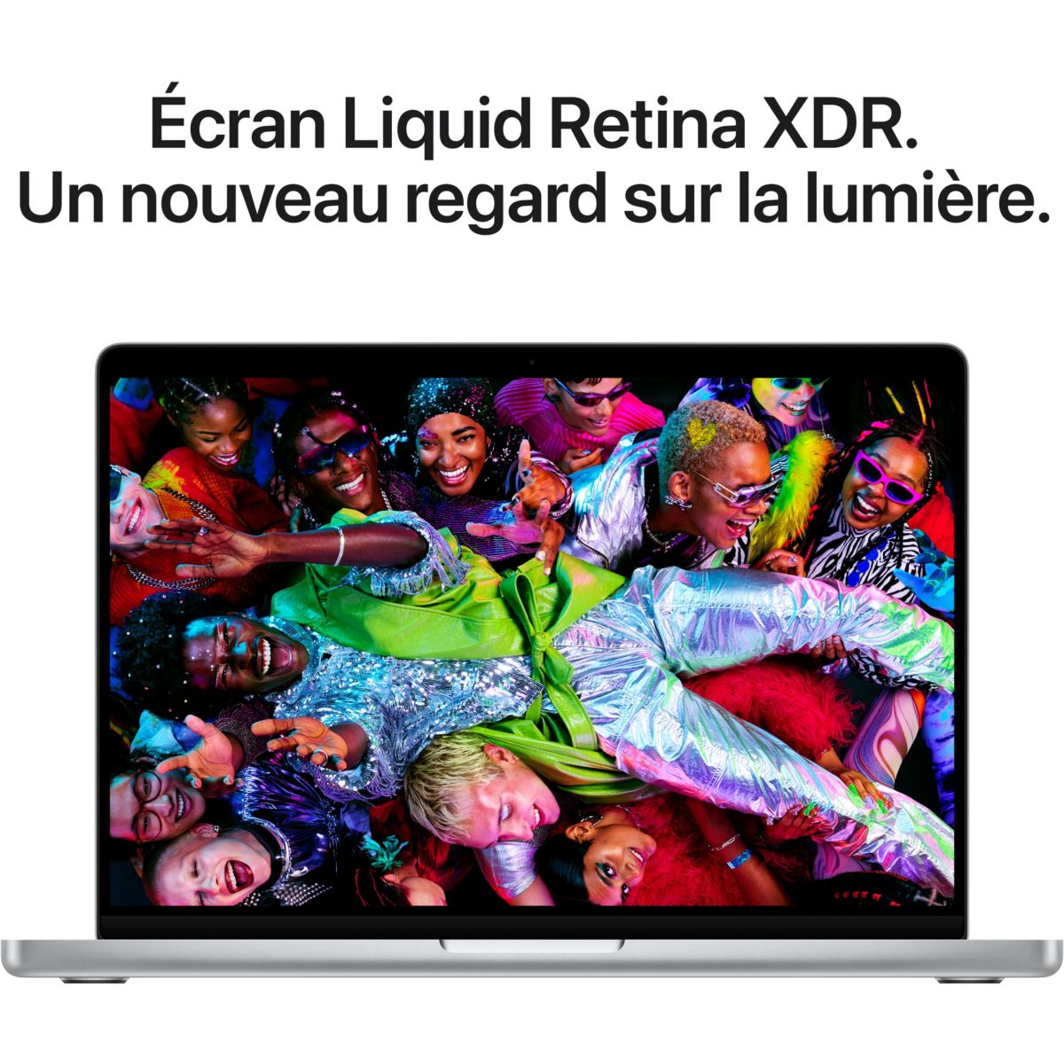 Ordinateur Apple Pro 14" Puce M5 CPU 10 / GPU 10 coeurs Mémoire RAM 24Go Stockage 1To SSD XDR Argent couleur unique, APPLE