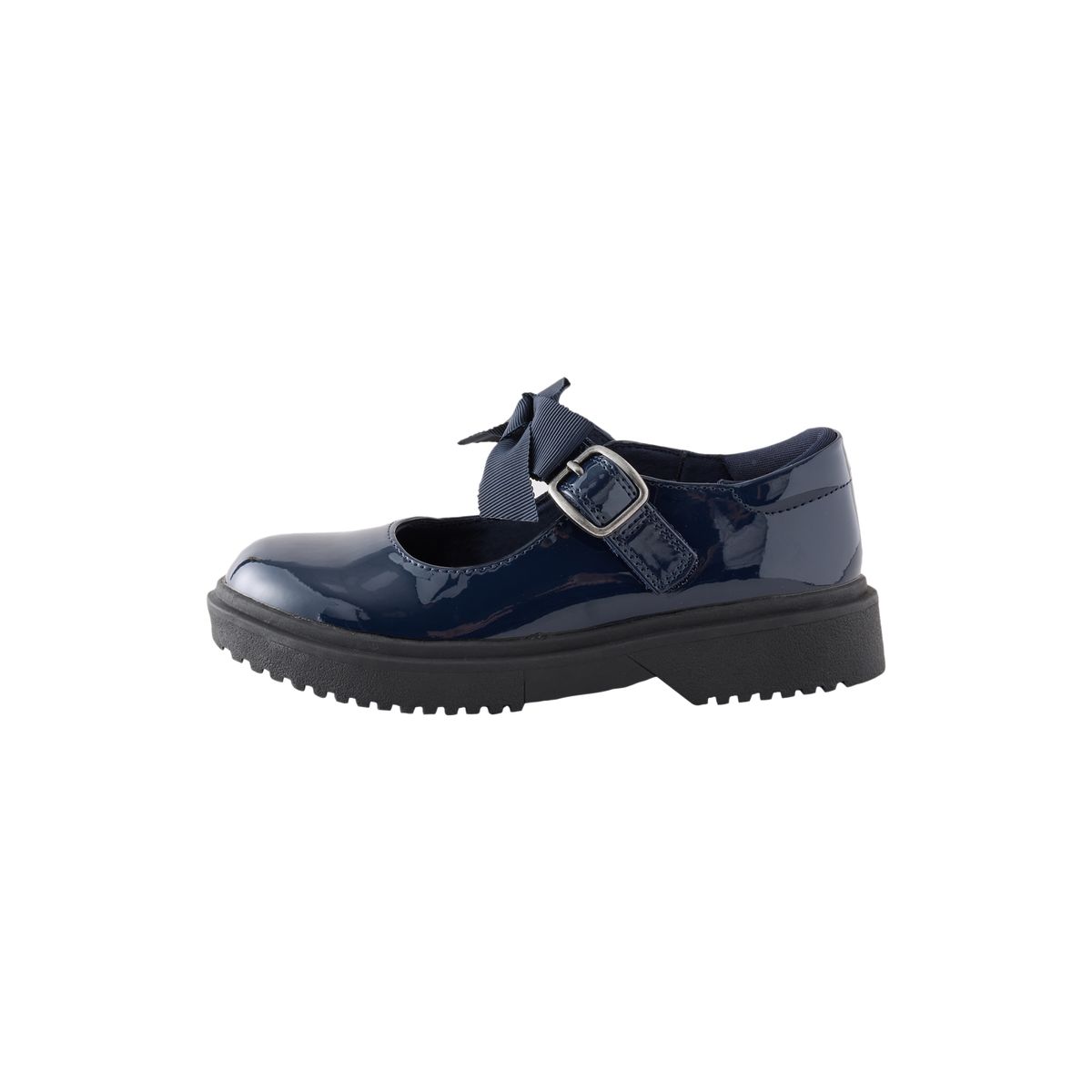 Babies d'école à semelle épaisse avec nœud bleu marine, NEXT