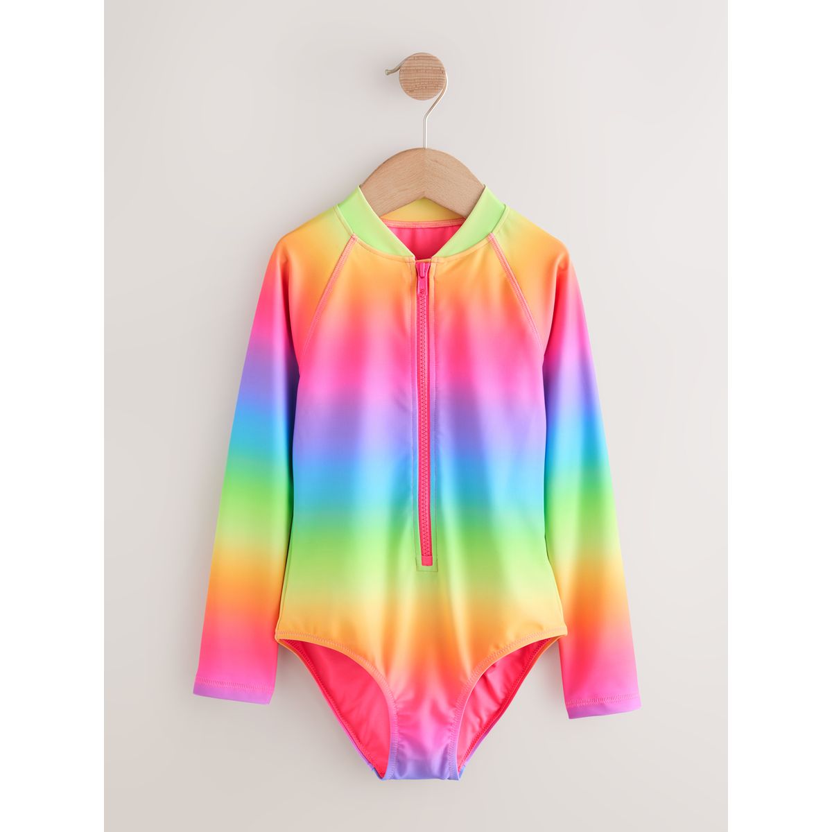 Maillot de bain anti-uv à manches longues ombre arc-en-ciel, NEXT