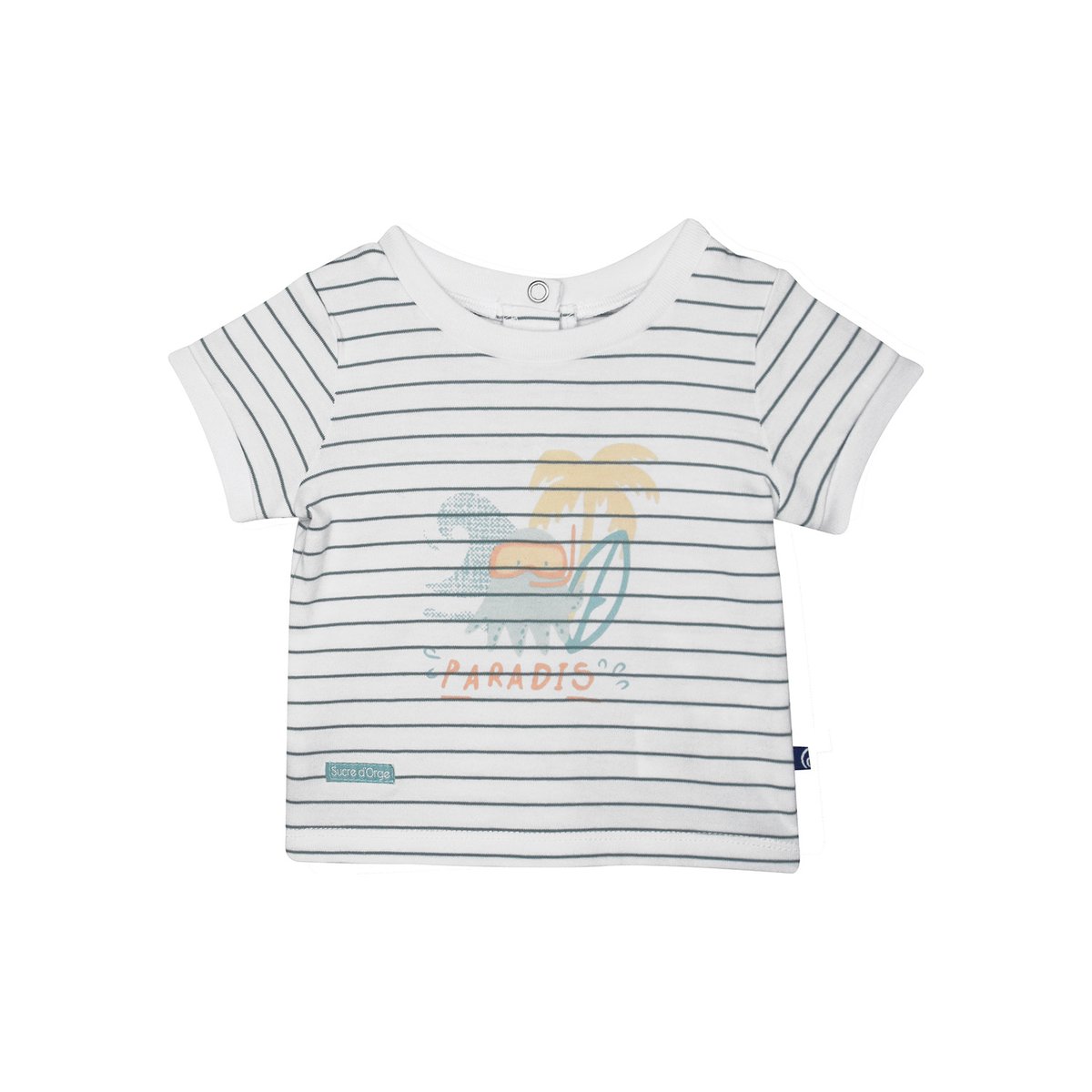Ensemble t-shirt short robert blanc, SUCRE D'ORGE