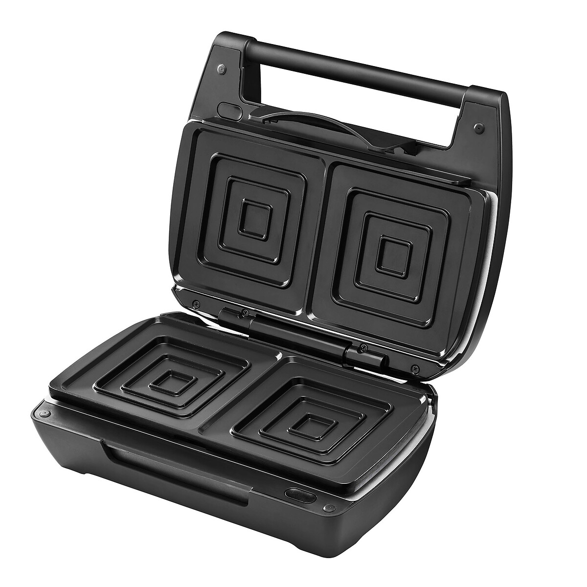 Gaufrier mini maxi 3 plaques 028662 noir, LAGRANGE