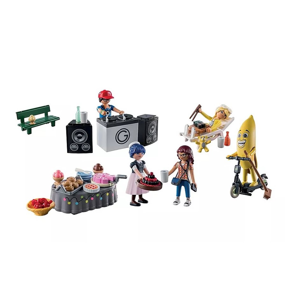 Calendrier de l'Avent Pique-nique à Paris multicolore, PLAYMOBIL