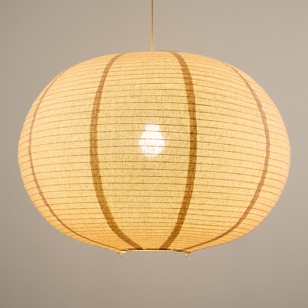 Suspension boule en lin, diamètre 65 cm, MARY naturel, LA REDOUTE INTERIEURS