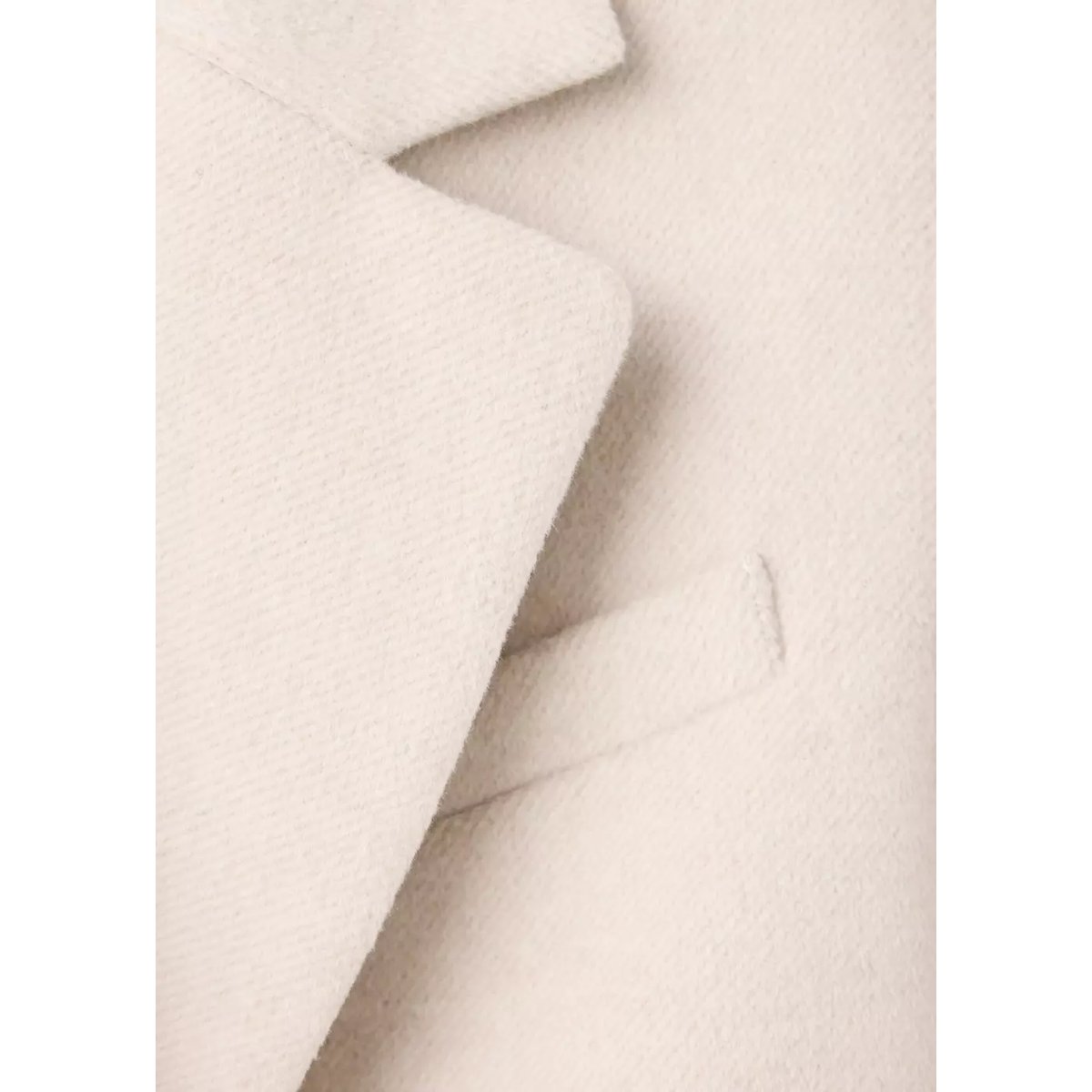 Manteau en laine à double boutonnage gris clair/pastel, MANGO
