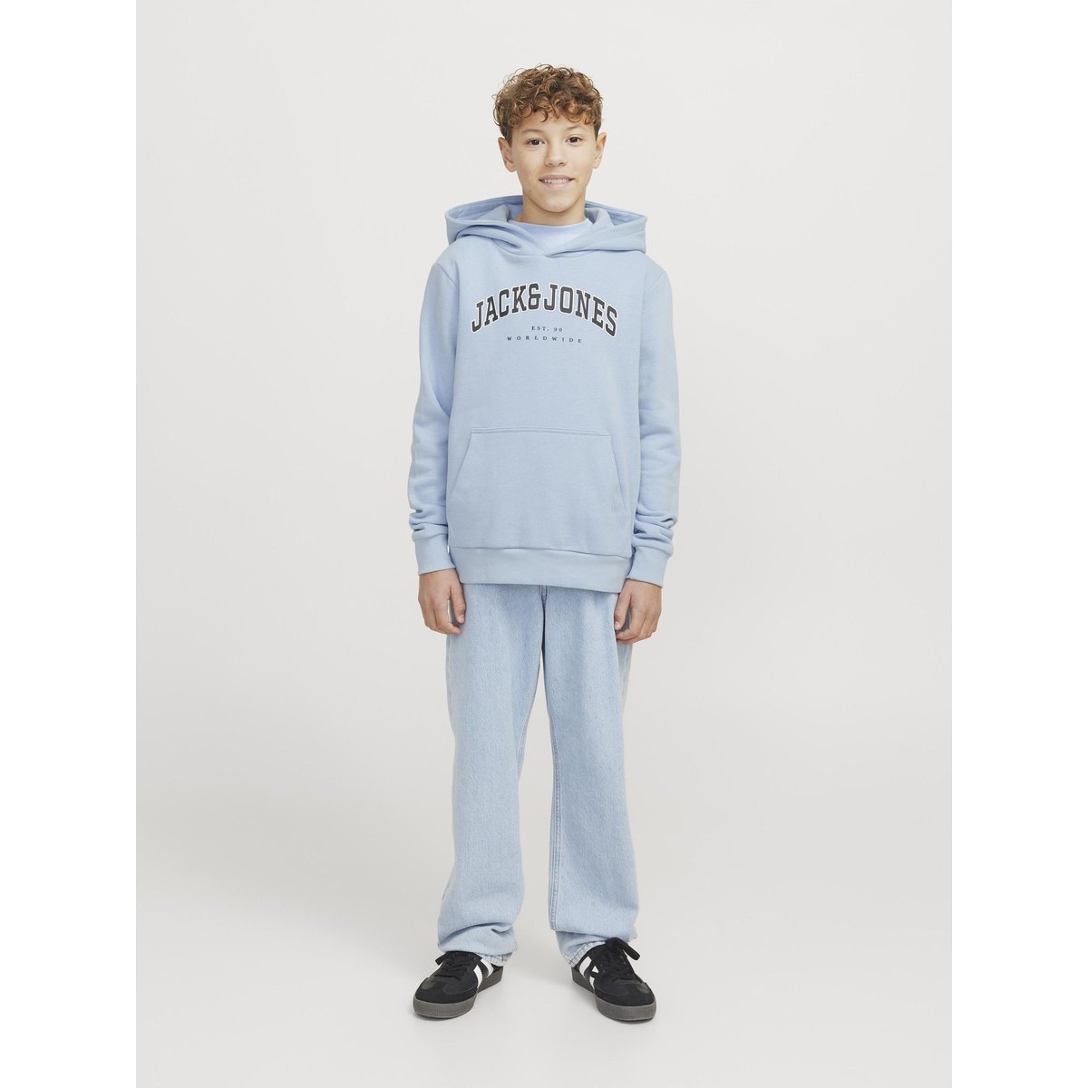 Sweat À Capuche chambray blue, JACK & JONES JUNIOR