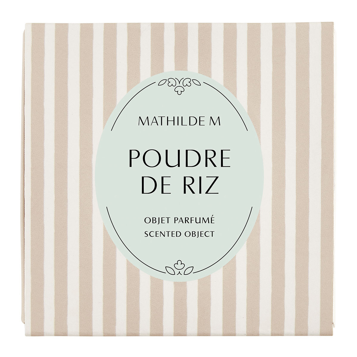 Coffret de 4 décors fondants en cire parfumée - POUDRE DE RIZ blanc, MATHILDE M