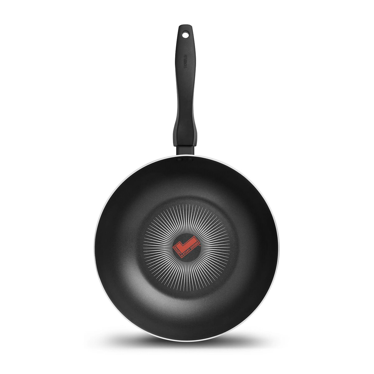28cm Smart Start Forged Wok black, TOWER
