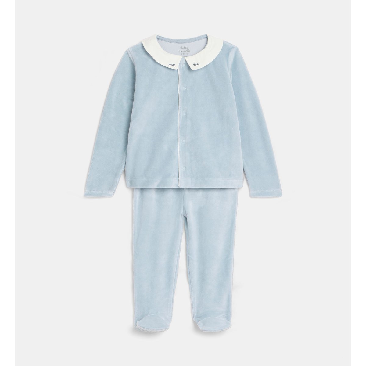 Ensemble vito en velours bleu, CADET ROUSSELLE