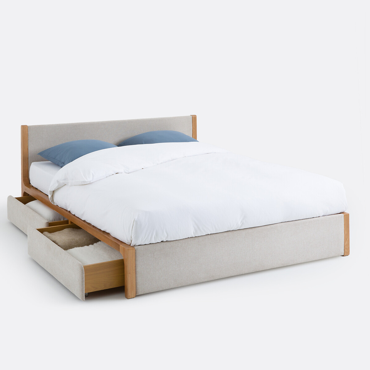 Lot de 2 tiroirs de rangement pour le lit Elori beige, LA REDOUTE INTERIEURS