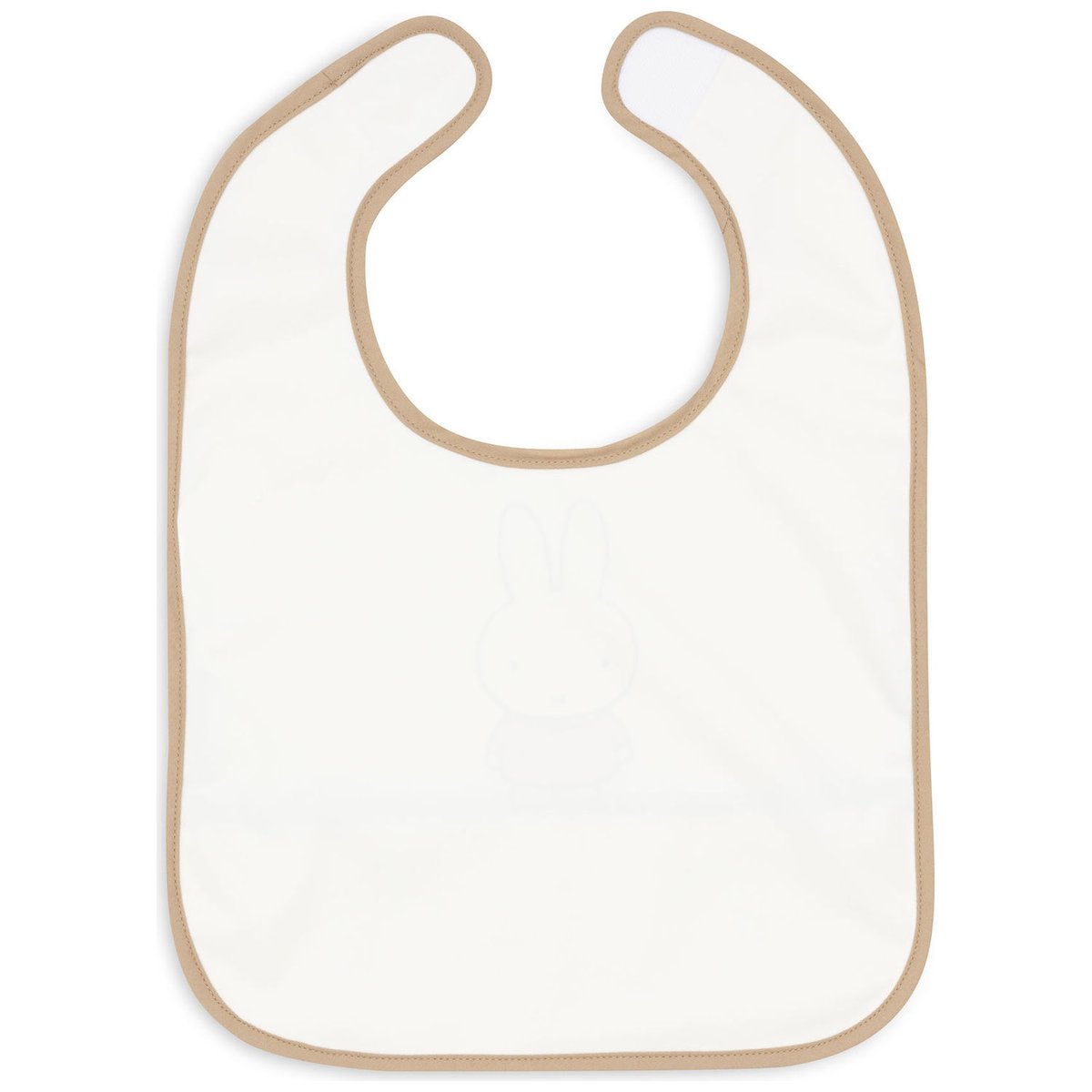 Lot de 2 bavoirs plastifiés ecru, marron, jaune, JOLLEIN