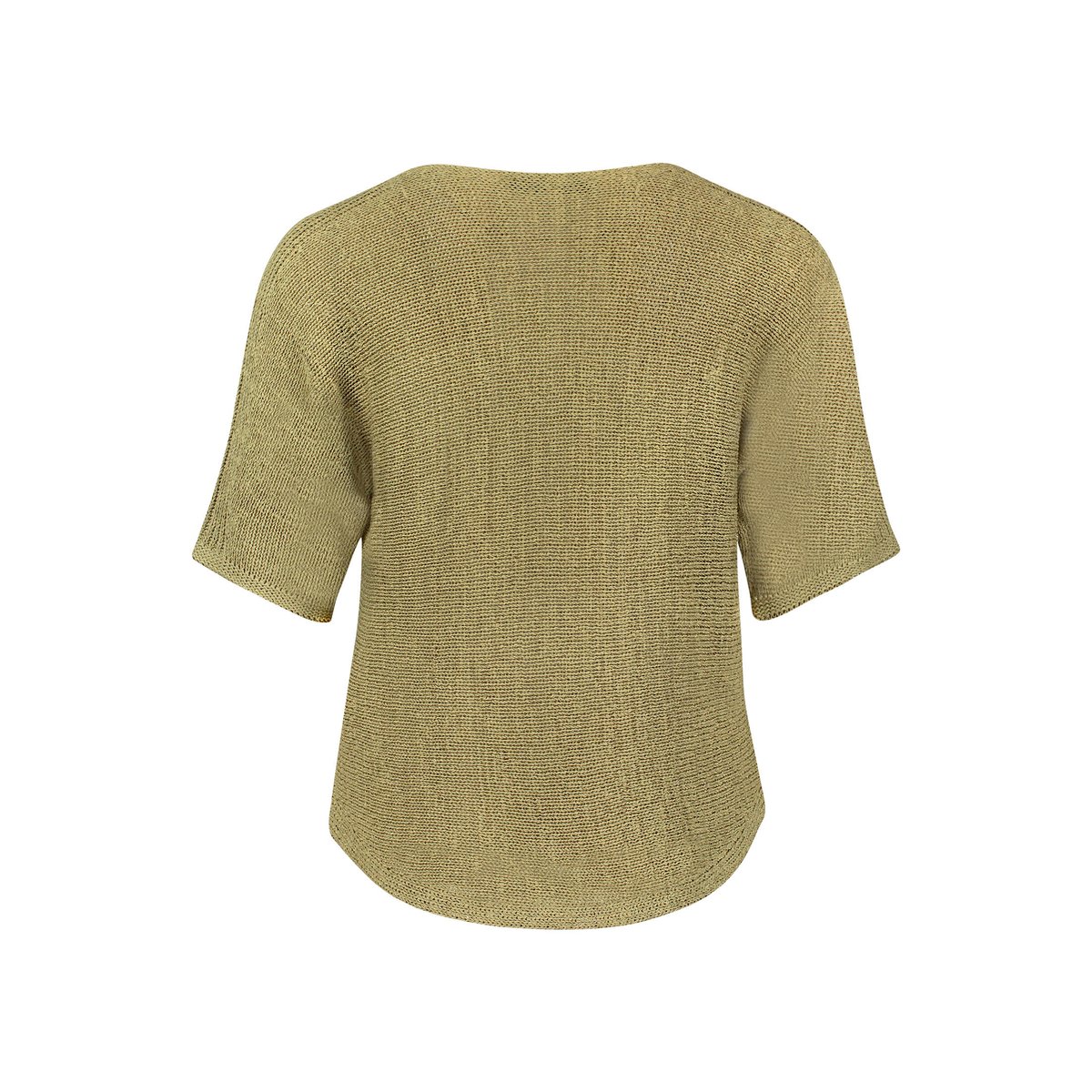 Pull-over en maille manches courtes soft olive, BETTY BARCLAY