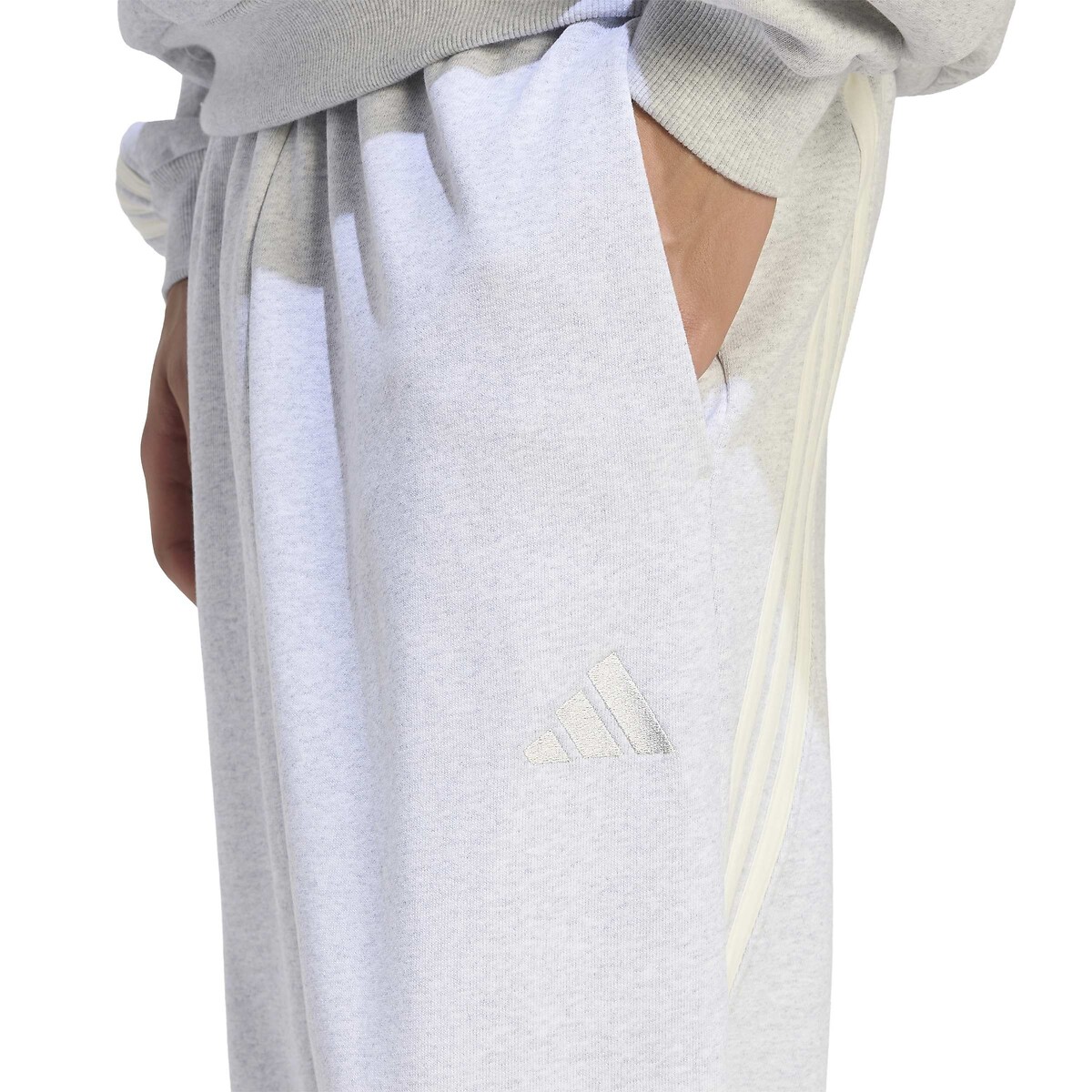Pantalon de survêtement, FUTURE ICONS gris clair chiné, ADIDAS SPORTSWEAR