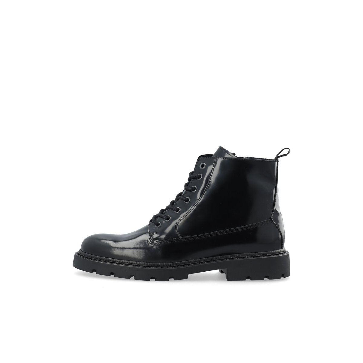 Bottes À Lacets black1, BIANCO