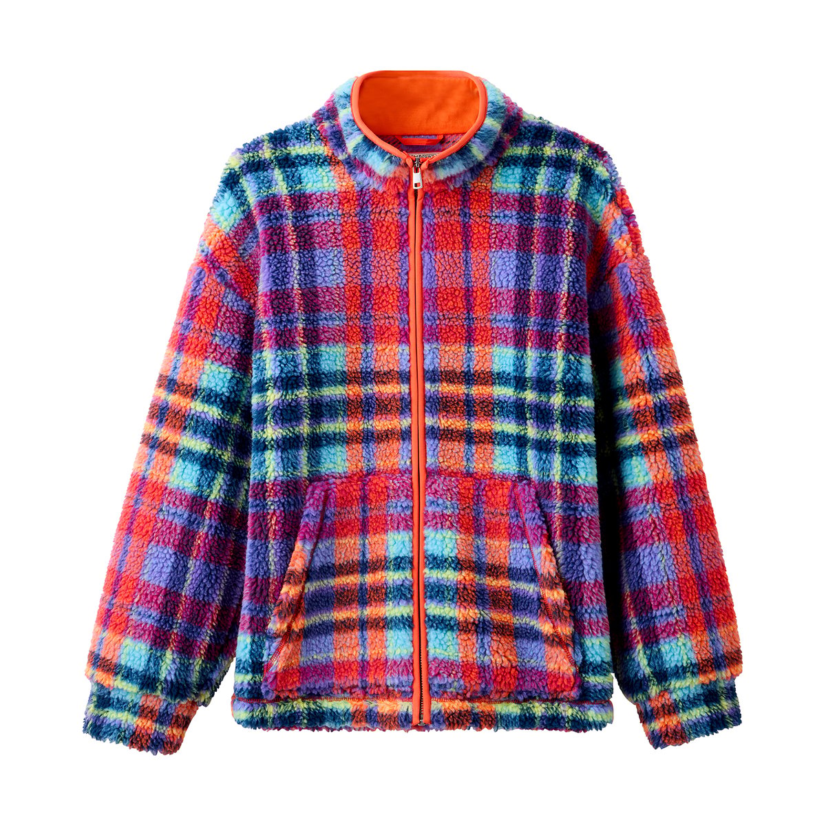 Polaire Zippée à Carreaux Harriet multicolore, JOE BROWNS