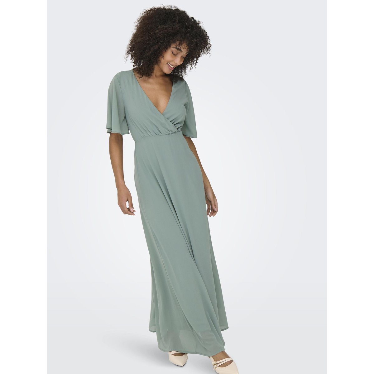Robe chinois green, ONLY