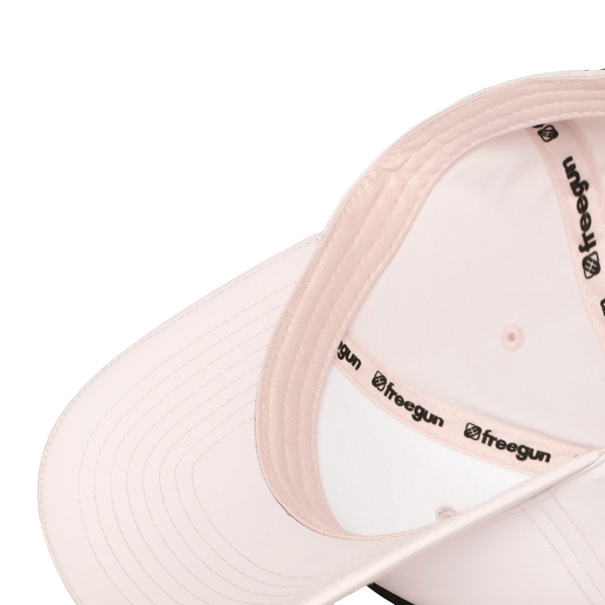 Casquette Baseball FRGN rose pâle/noir, FREEGUN