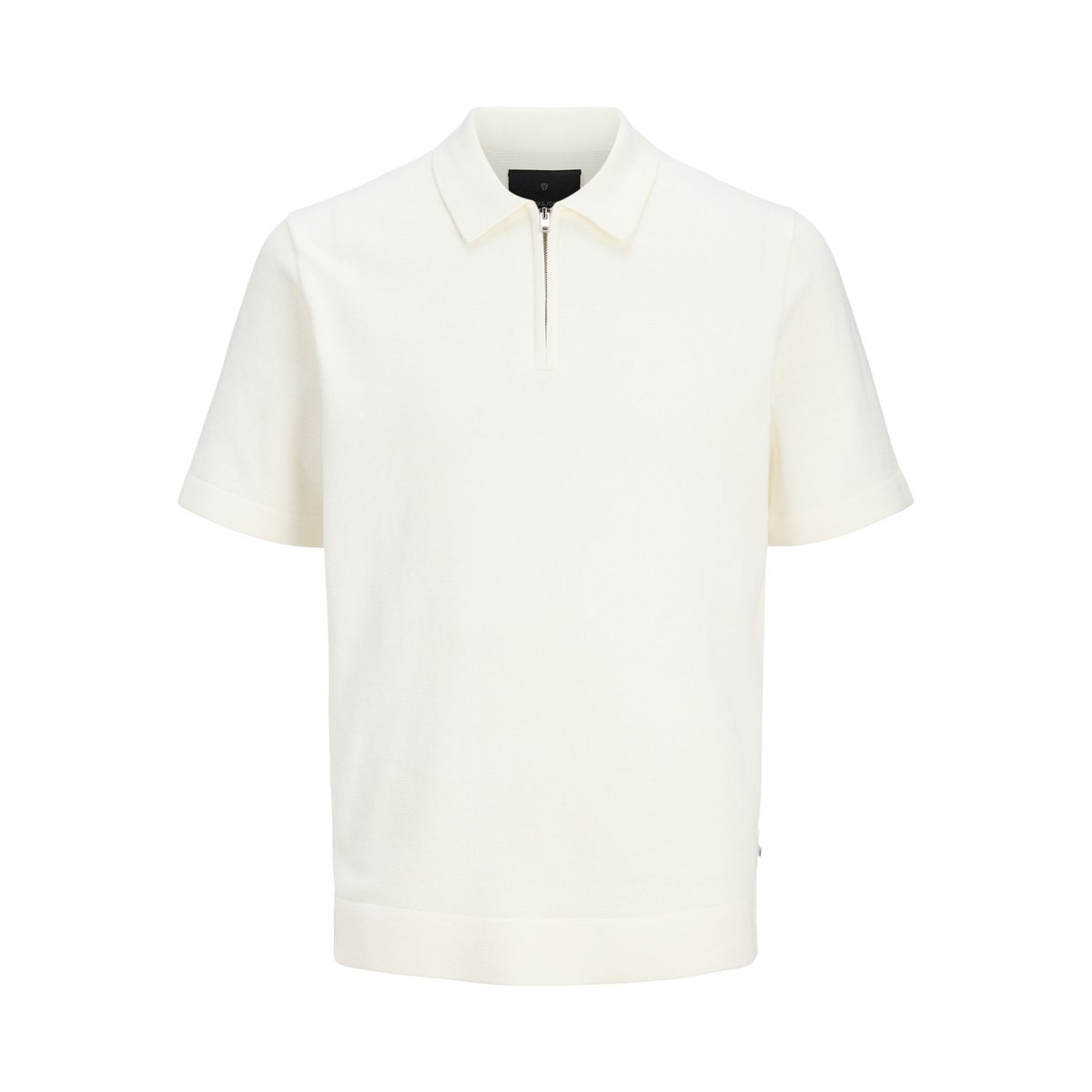 Polo Tricoté blanche - cloud dancer 1, JACK & JONES