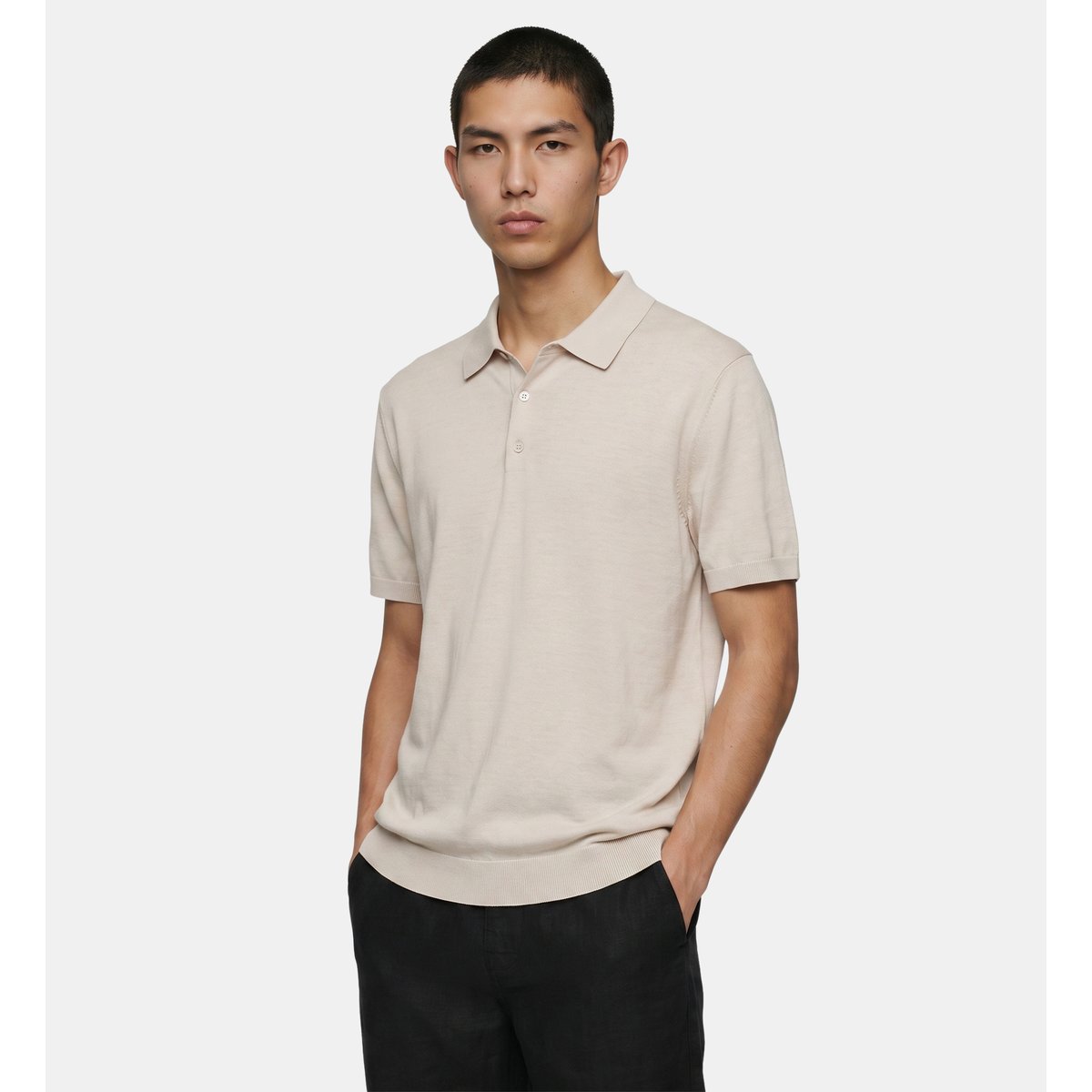 Polo polonit maille écru, GALERIES LAFAYETTE