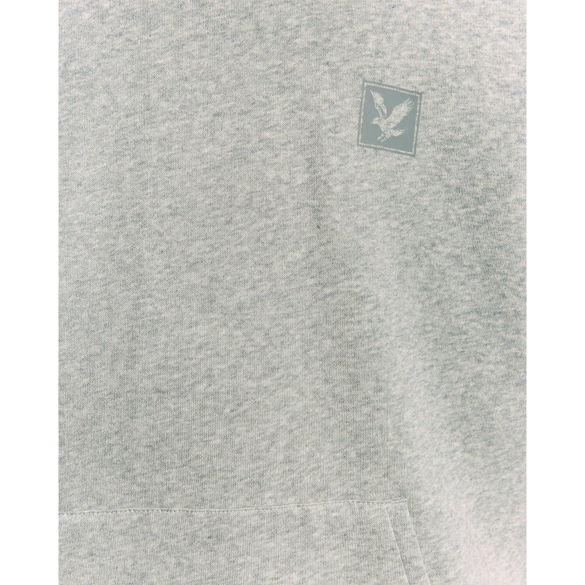 Sweat à capuche à enfiler lounge gris clair chiné, LYLE & SCOTT