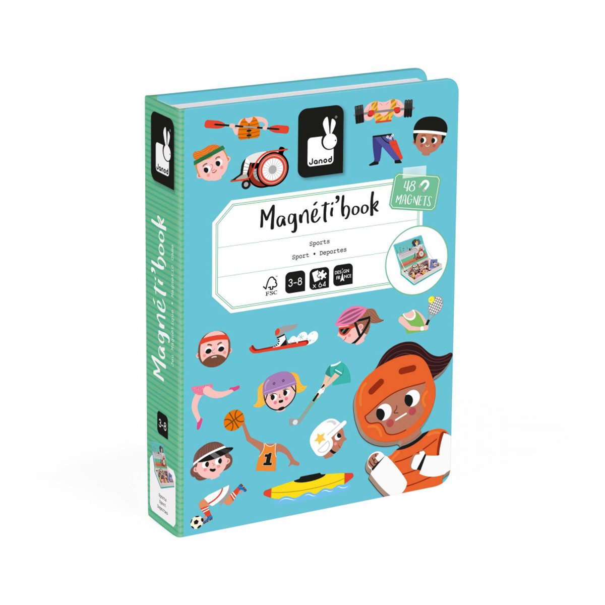Magneti'book - Sports bleu, JANOD