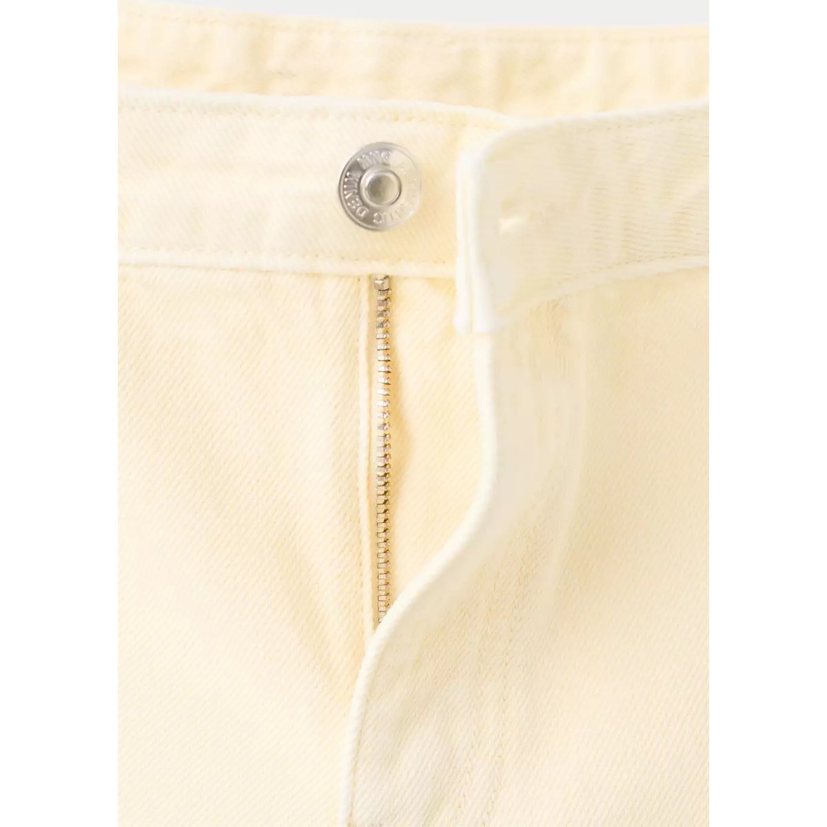 Short en jean à clous jaune pastel, MANGO TEEN