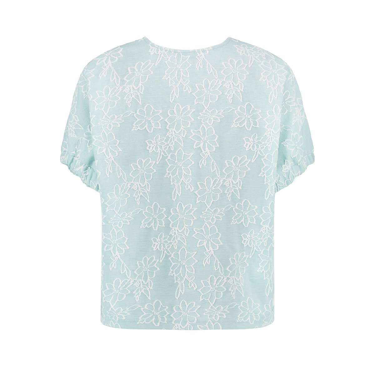 Sweat-shirt manches courtes blue/cream, ZERO