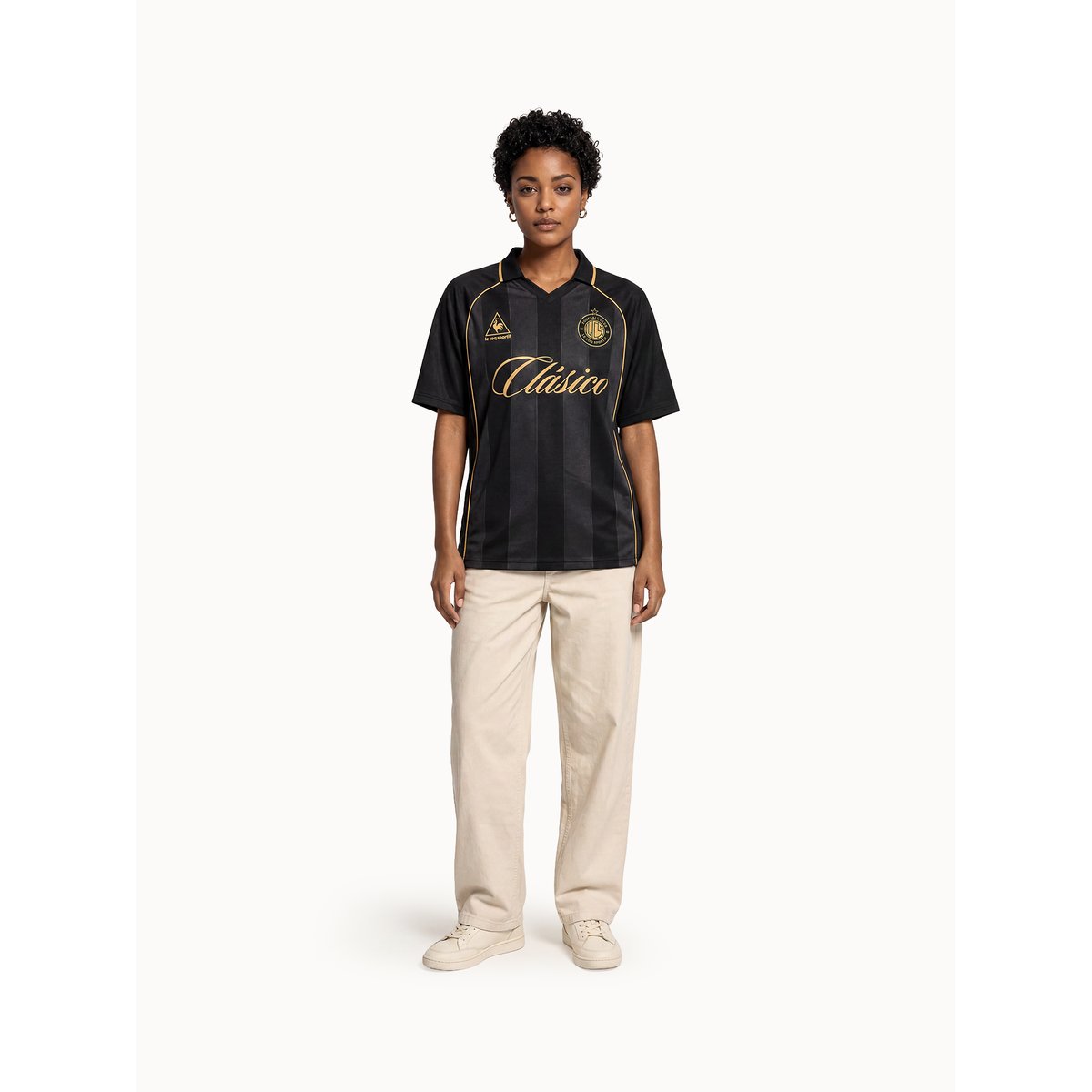 Maillot de foot JERSEY black/grey jersey, LE COQ SPORTIF