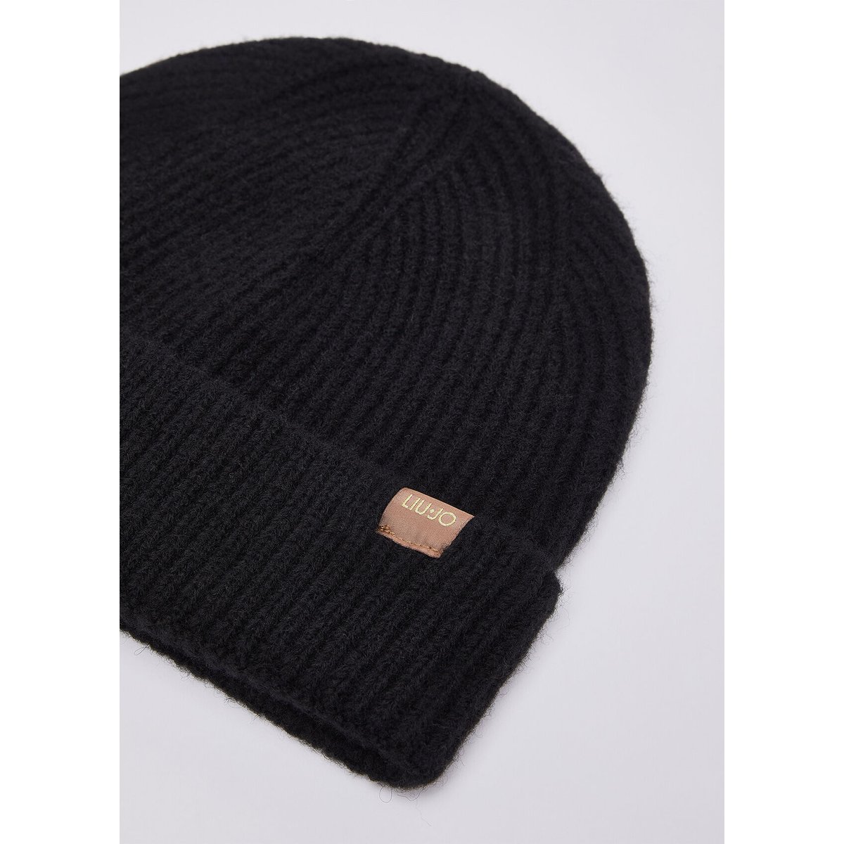Bonnet en laine mélangée noir, LIU JO