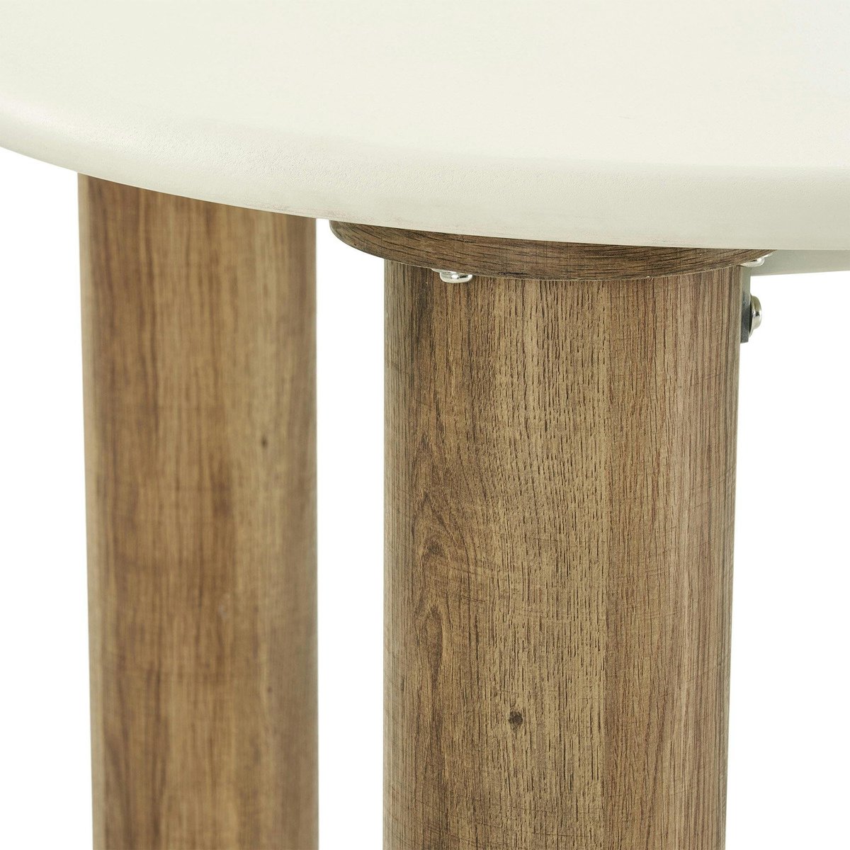 Table à manger aspect ciment clair 240 cm KNOX beige, PIER IMPORT