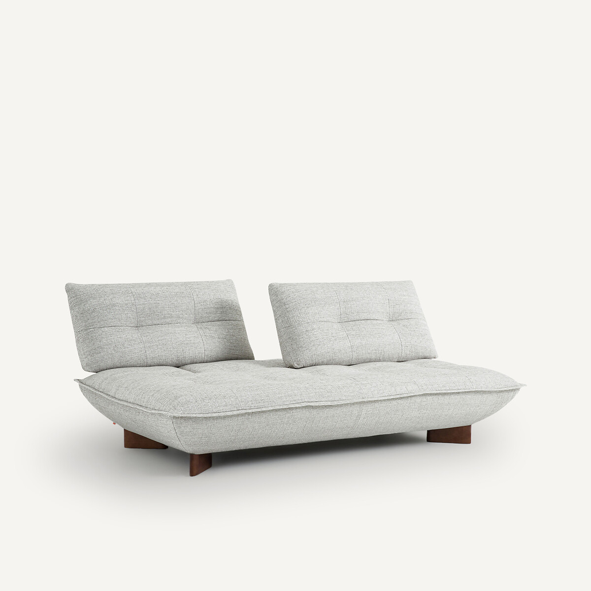 Banquette modulable, Toile Jaspée, Kaori gris/blanc, AM.PM