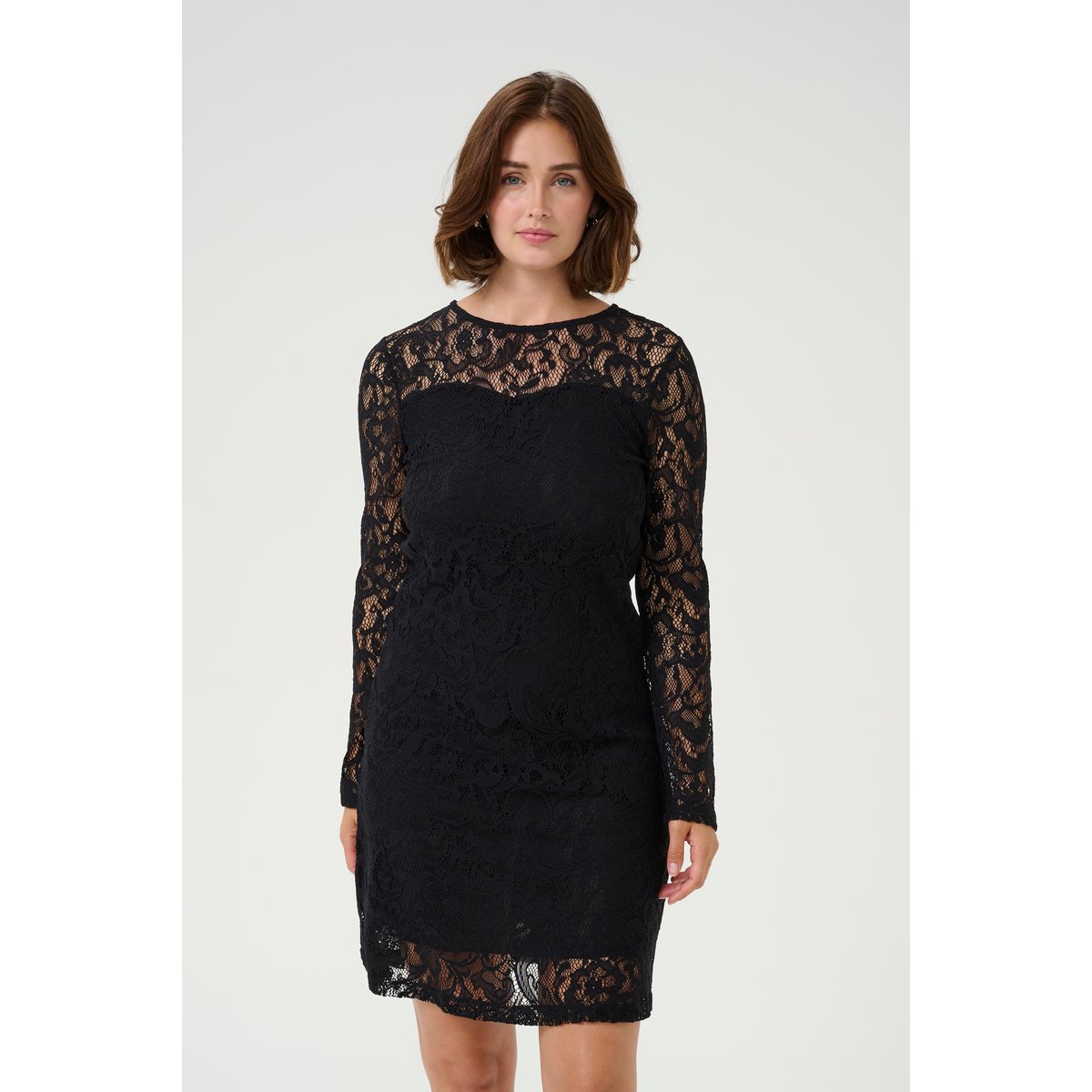 Dress noir black deep, KAFFE