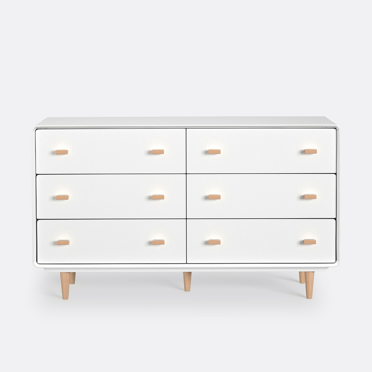 Kommode JIMI, 6 Schubladen weiss, LA REDOUTE INTERIEURS