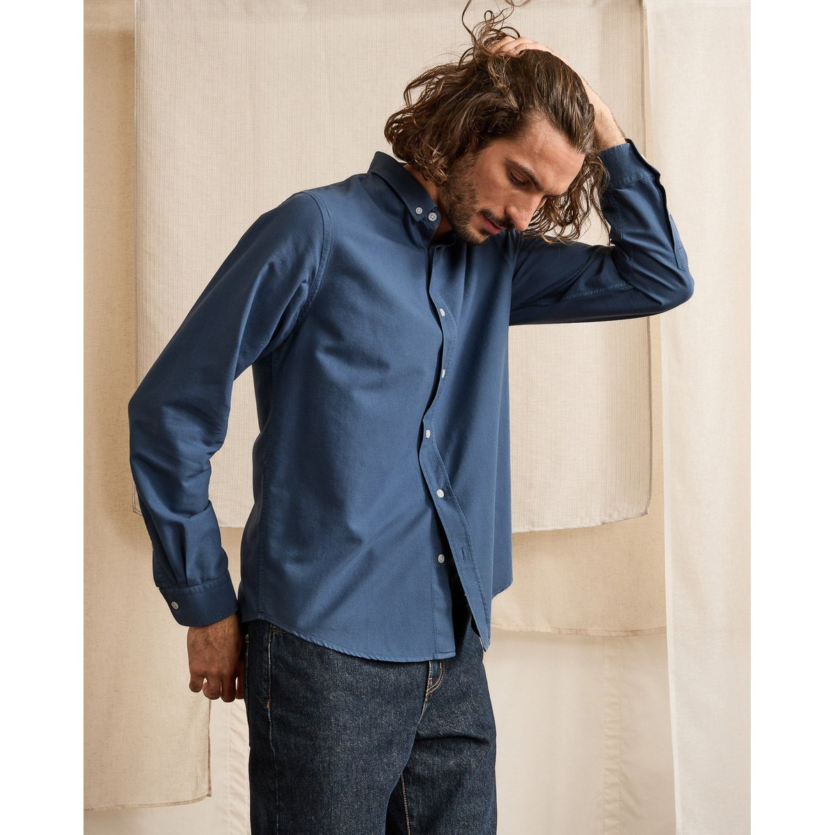 Chemise IVOY bleu marine, FAGUO
