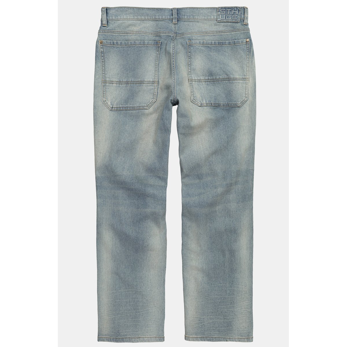 Jean en denim délavé jean blanchi, STHUGE