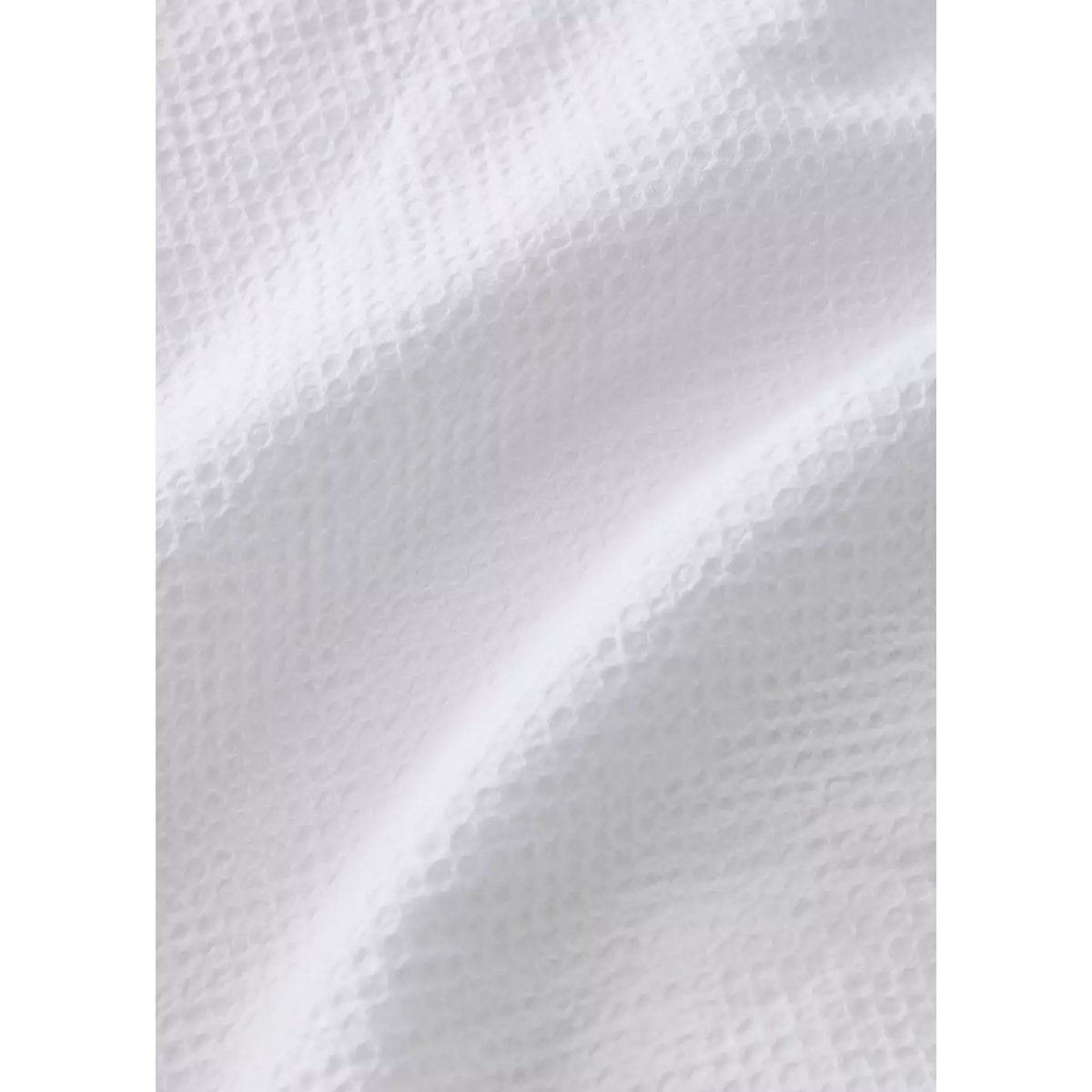 Housse de couette coton garment-dyed mini waffle lit 180/200 cm blanc cassé, MANGO HOME