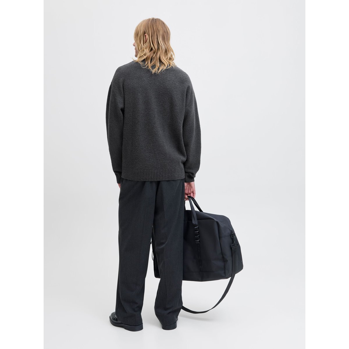 Pull En Maille asphalt, JACK & JONES