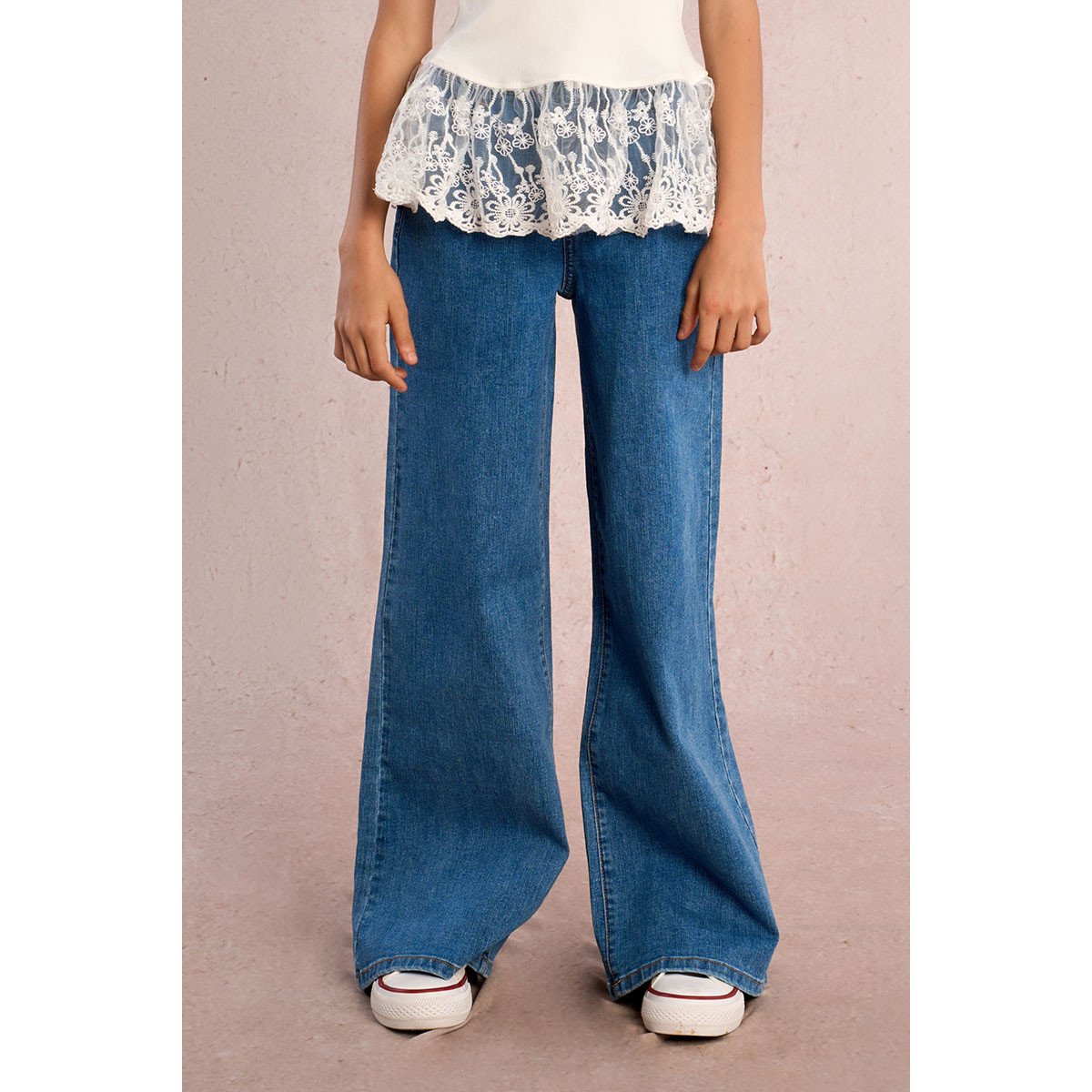 Jean large light blue denim, MOLLY BRACKEN GIRL