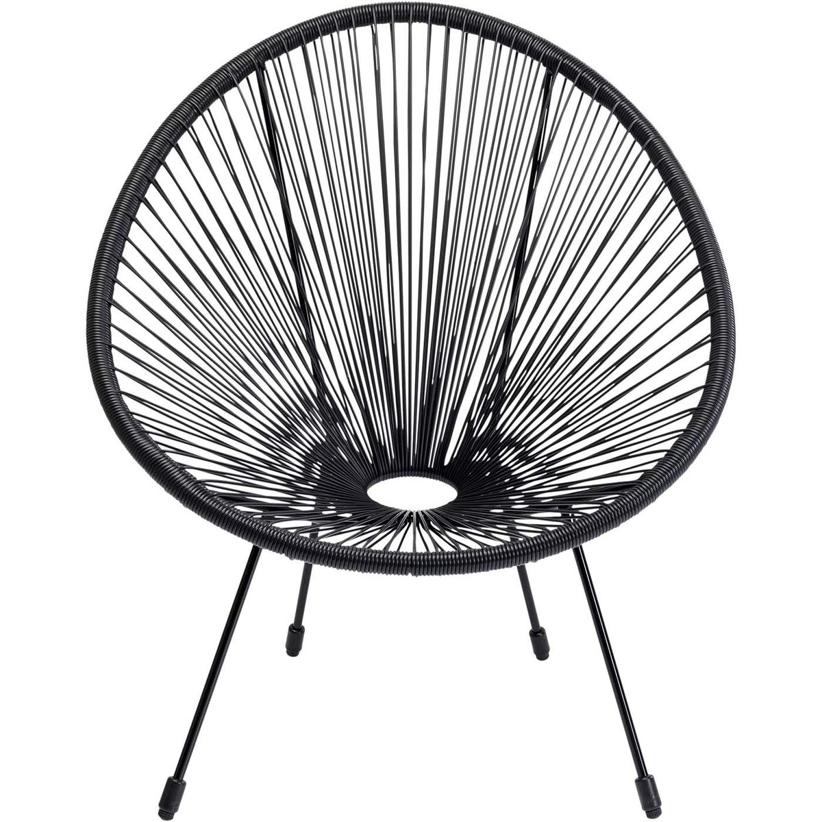 Salon de jardin détente 4 places, ACAPULCO gris, KARE DESIGN
