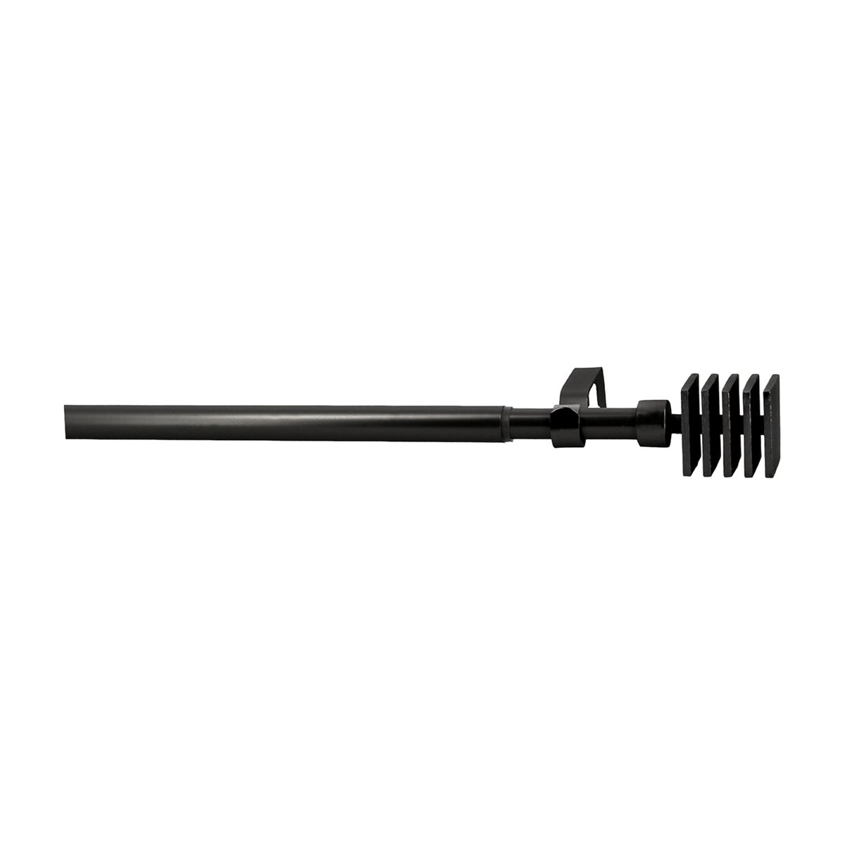 Kit tringle à rideaux extensible D28/25 mm noir mat, MOBOIS