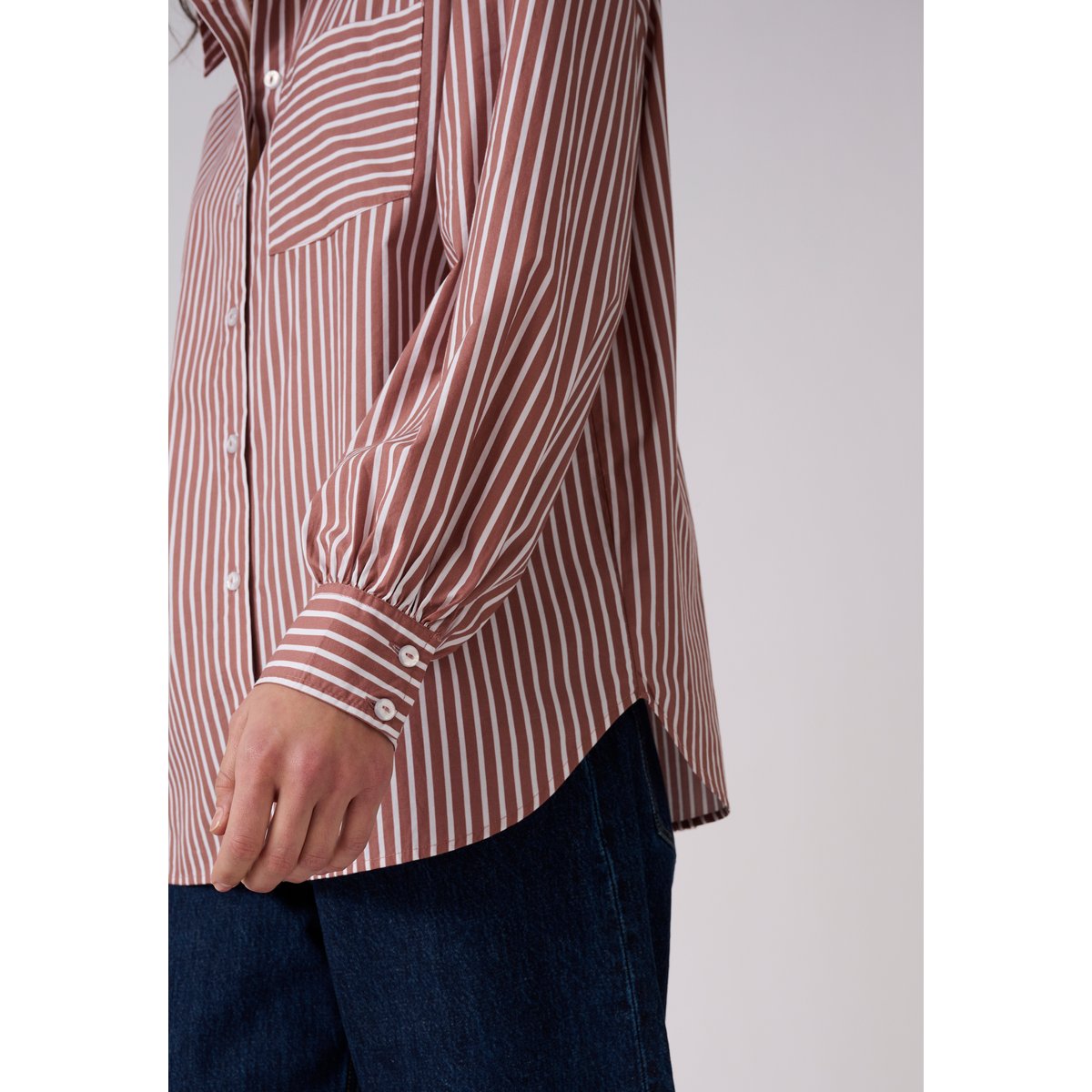 Chemise rayée rose rayé, DAMART