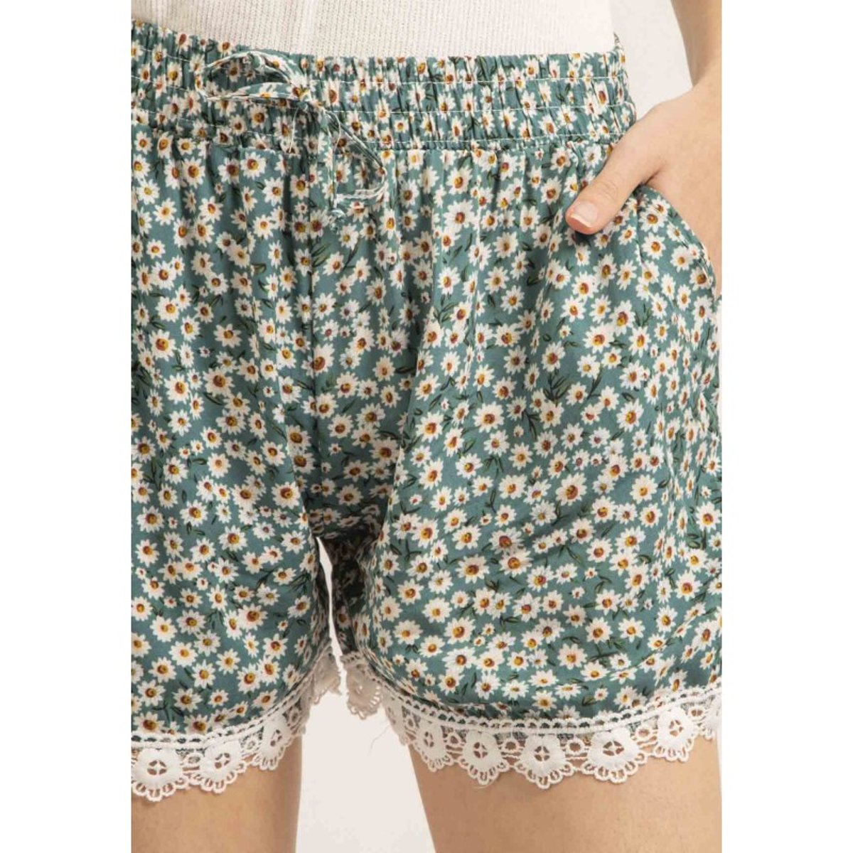Short Dentelle Xiame vert, DONA LISA
