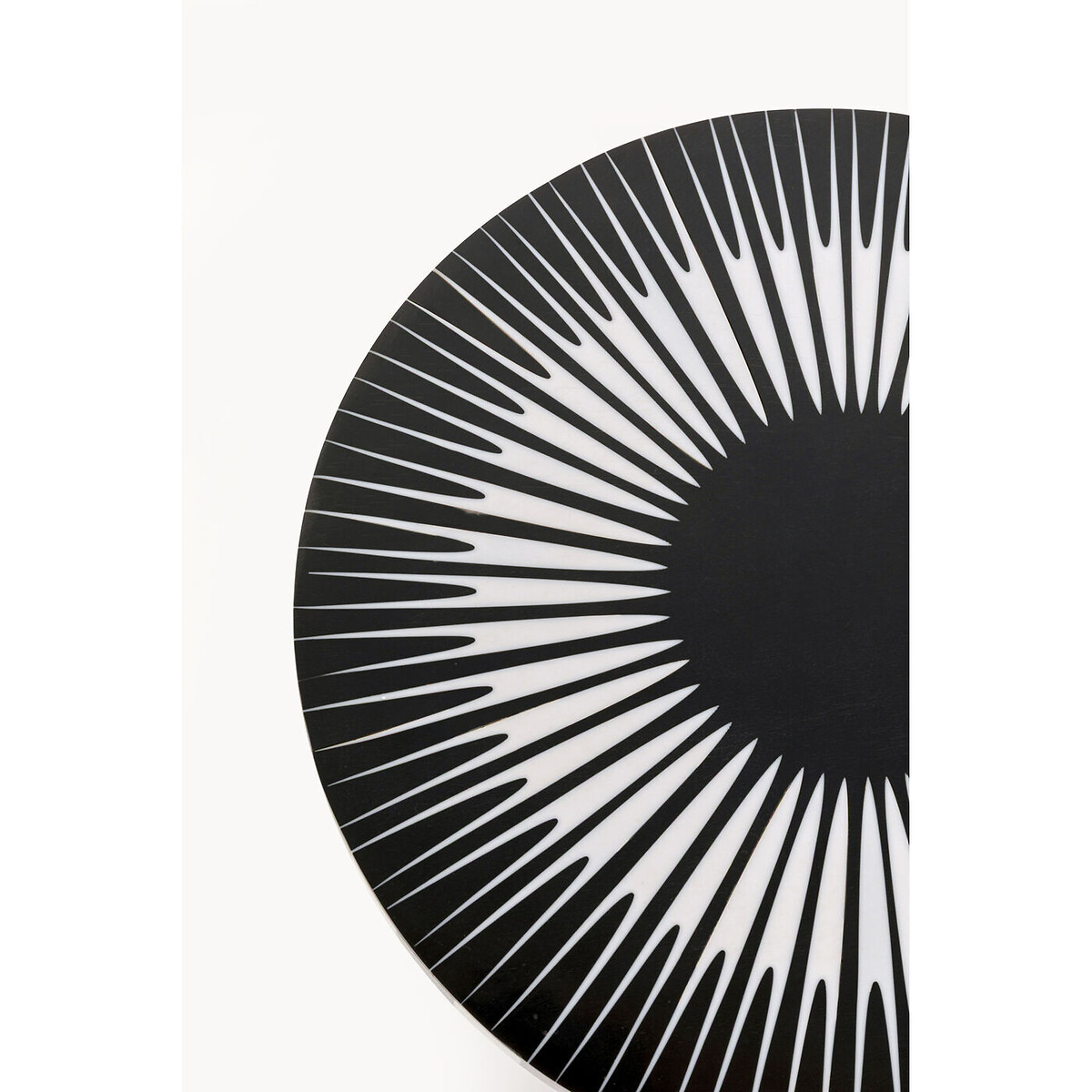 Table d appoint Iris Ø25cm noir, KARE DESIGN