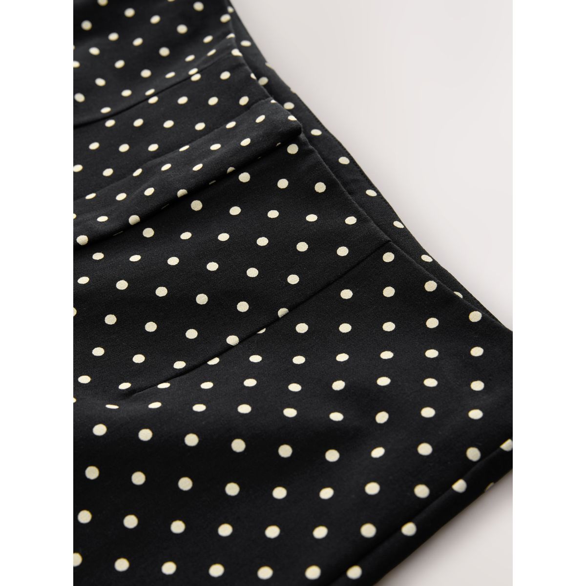 Legging capri stretch noir/pois blancs, NEXT