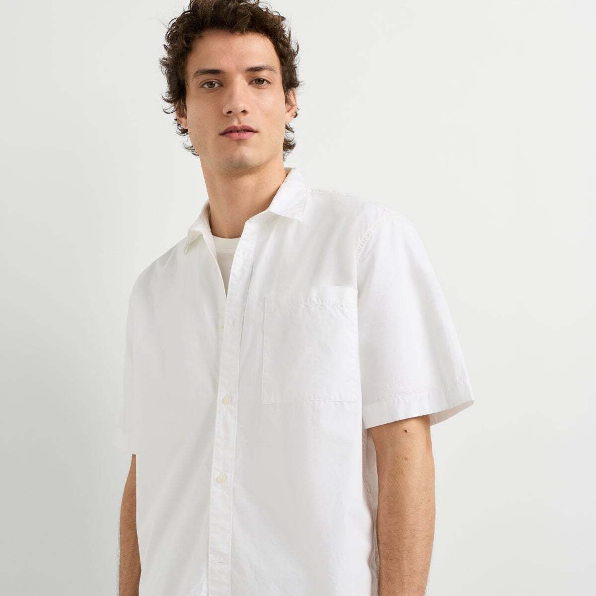 Chemise Coupe Casual En Popeline blanc, PEPE JEANS