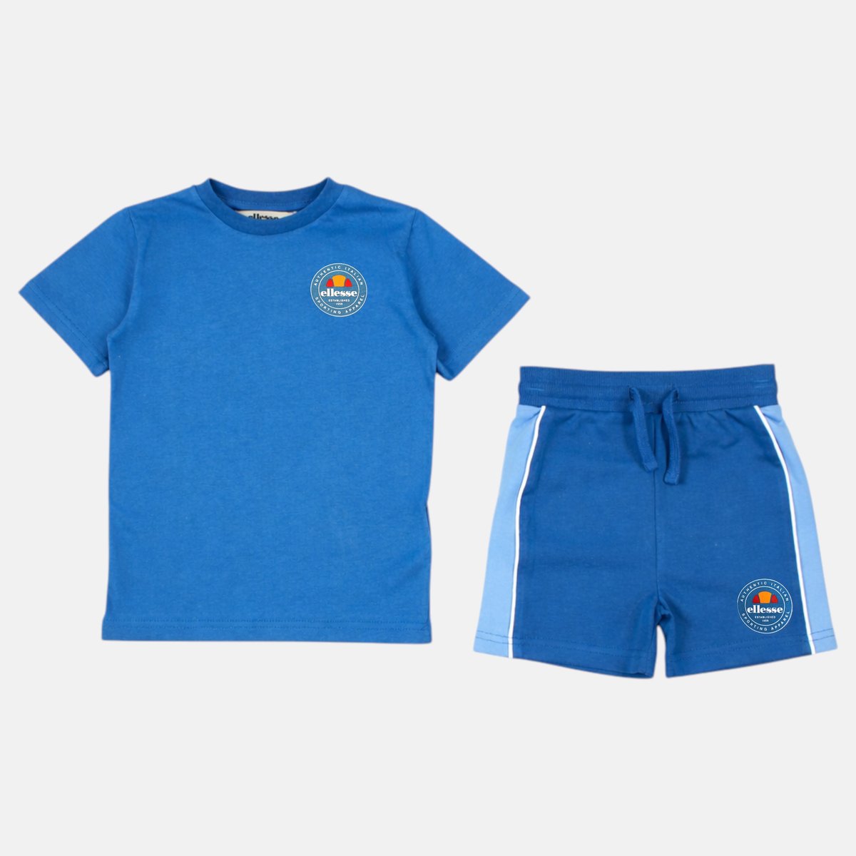 Lot de 2 t-shirts manches courtes et short SUMMER CAMP bleu roi, ELLESSE