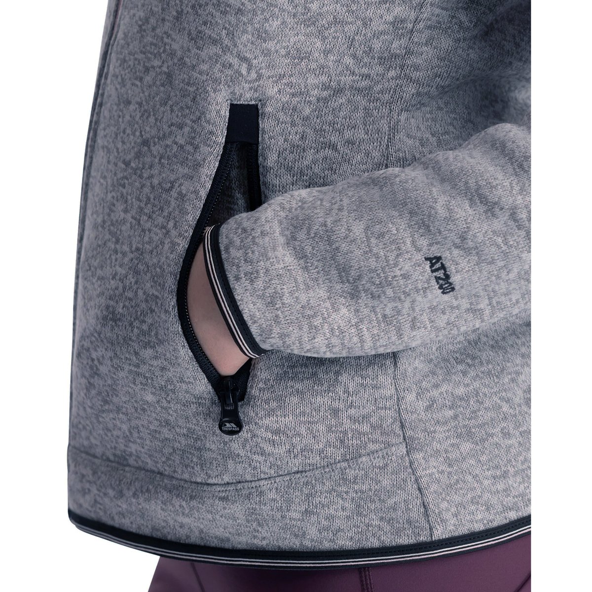 Veste polaire TODDY gris chiné, TRESPASS