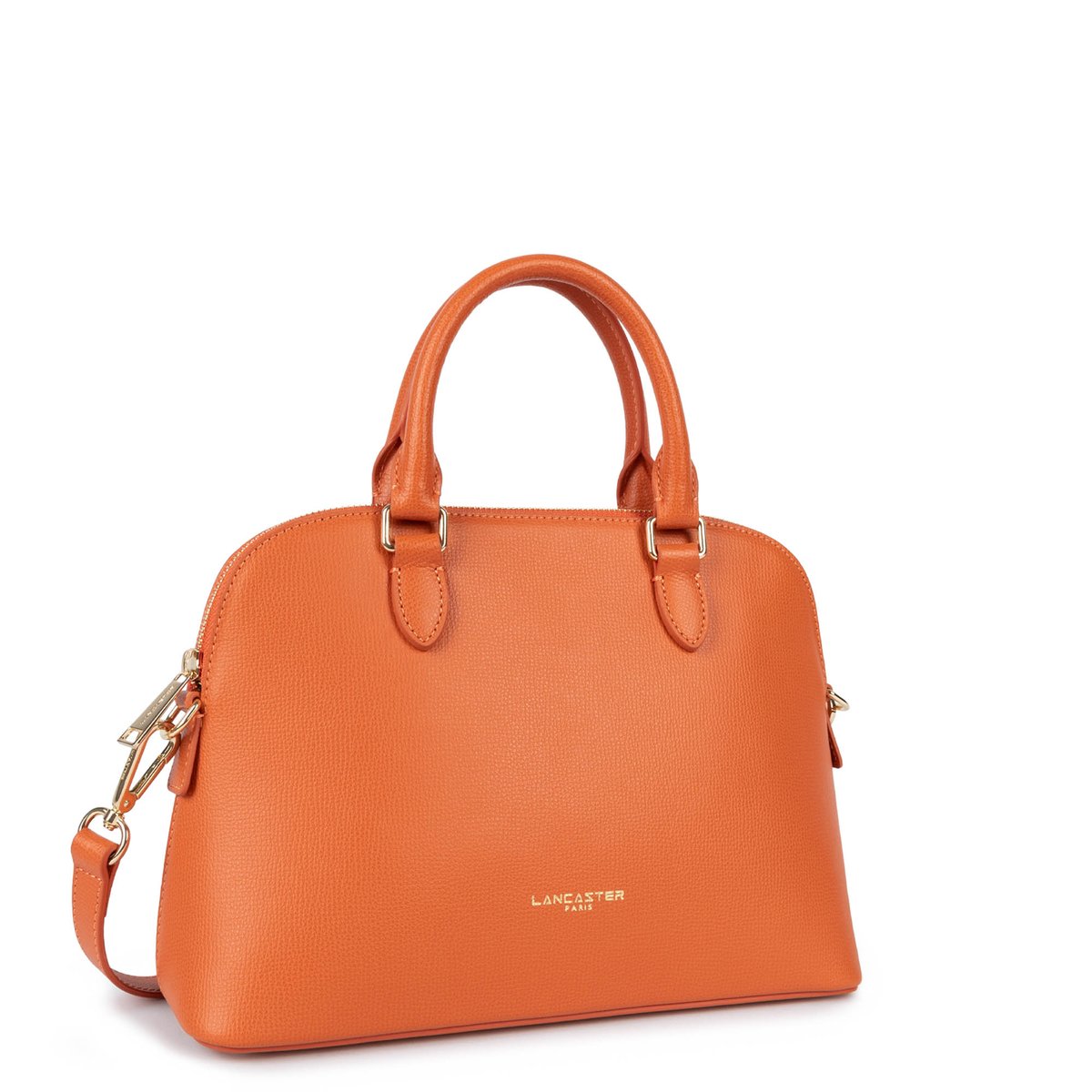 Sac demi lune zippé M SIERRA JIA orange, LANCASTER