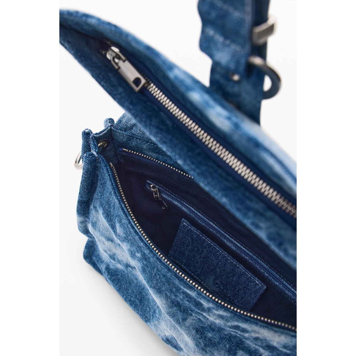 Sac en denim moyen bleu, DESIGUAL
