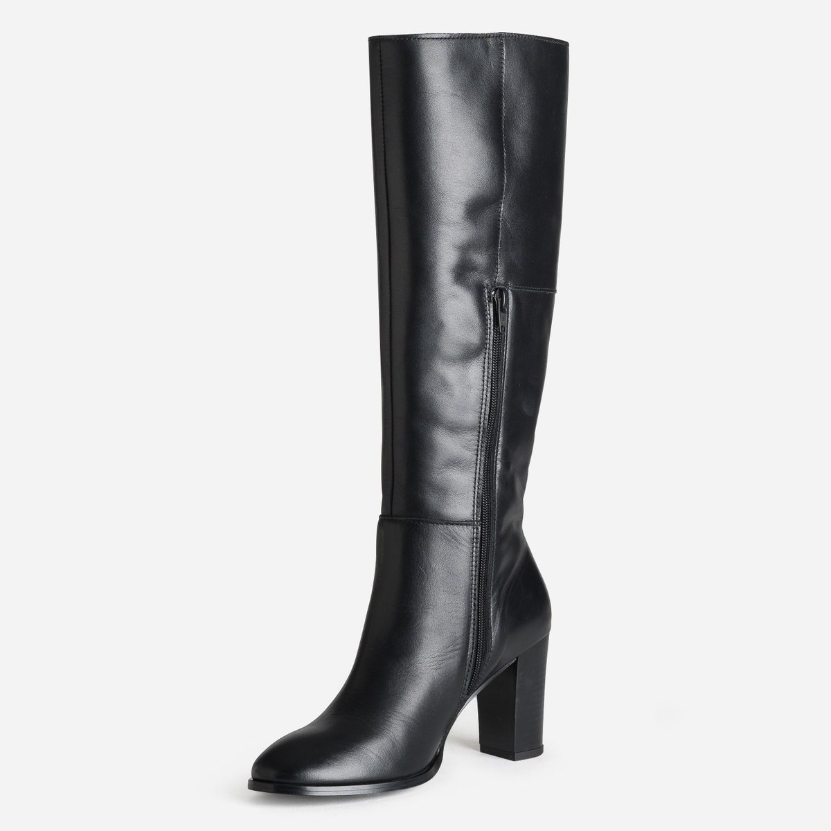 Botte À Talon en cuir MANONA noir, ERAM