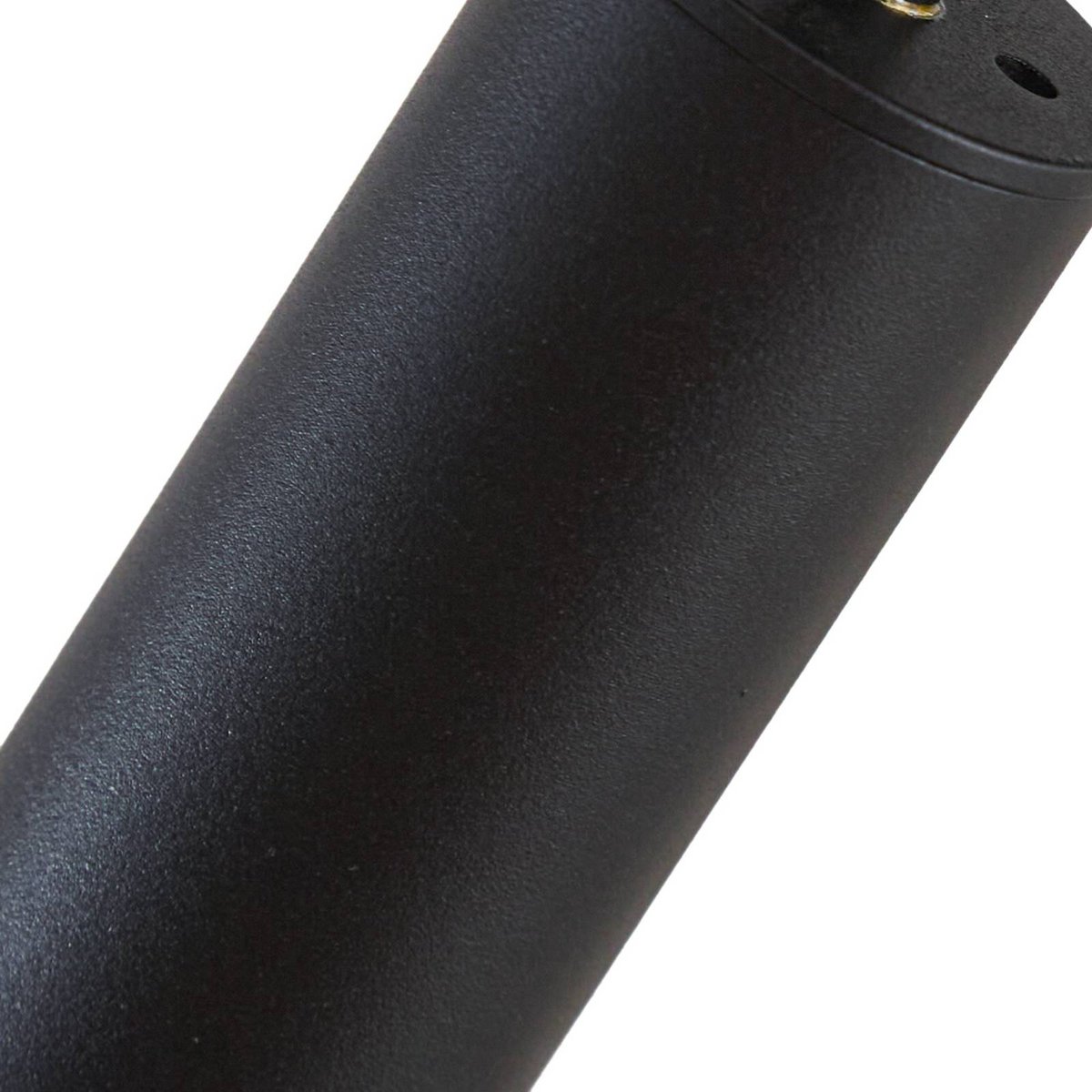 Plafonnier en métal moderneLED, Eldrin noir, LINDBY